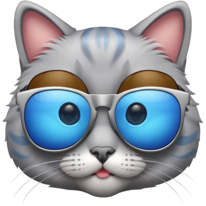 Cat wearing sunglasses emoji