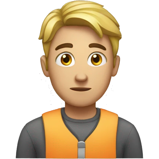 super focused person on one task emoji