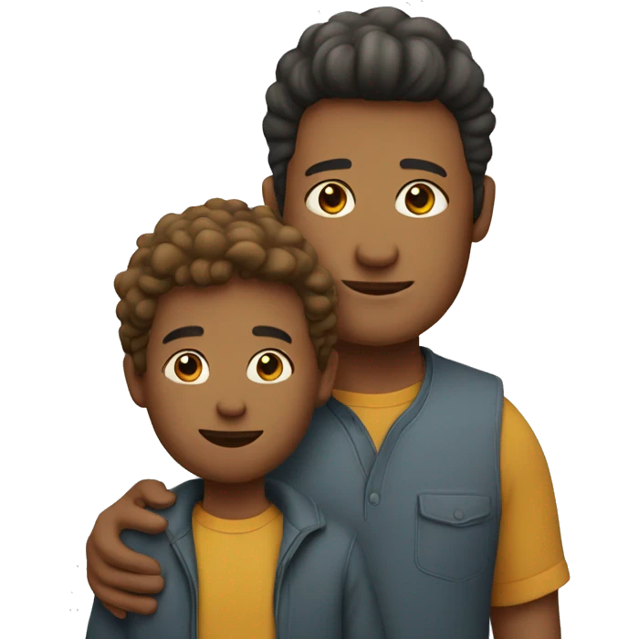 A father with son emoji