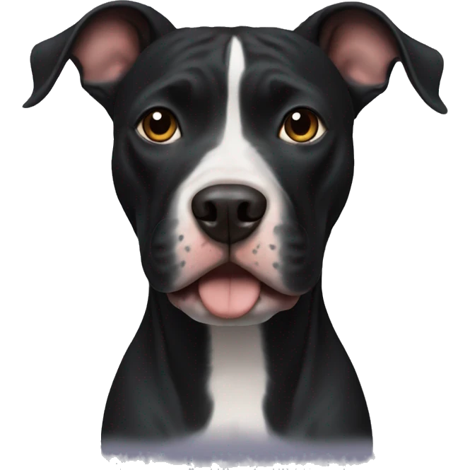 Black pitbull emoji