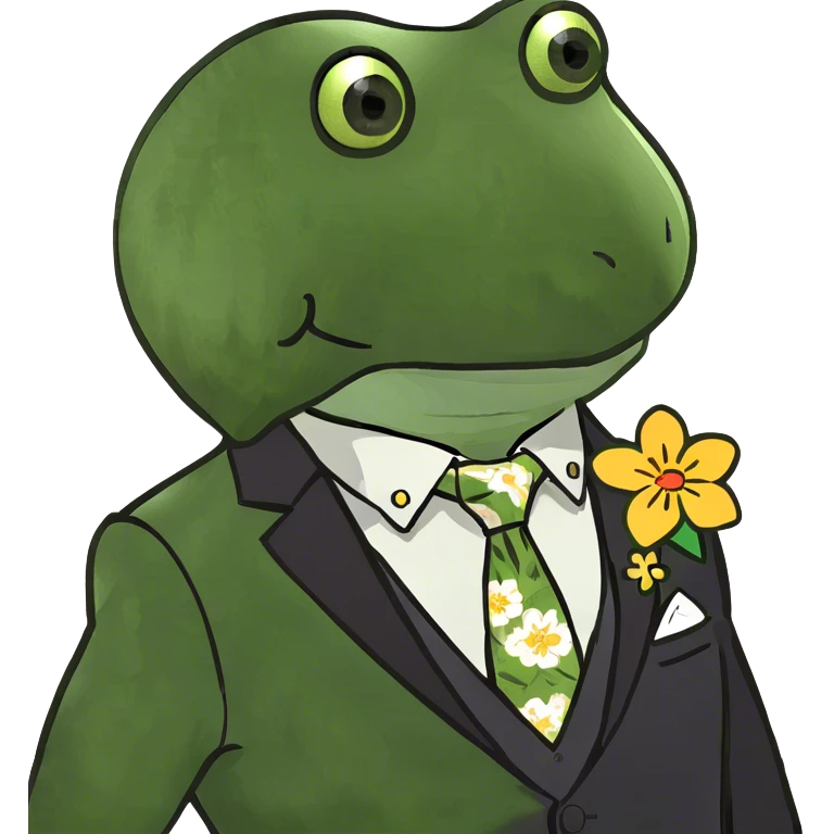 formal attire with floral touch emoji