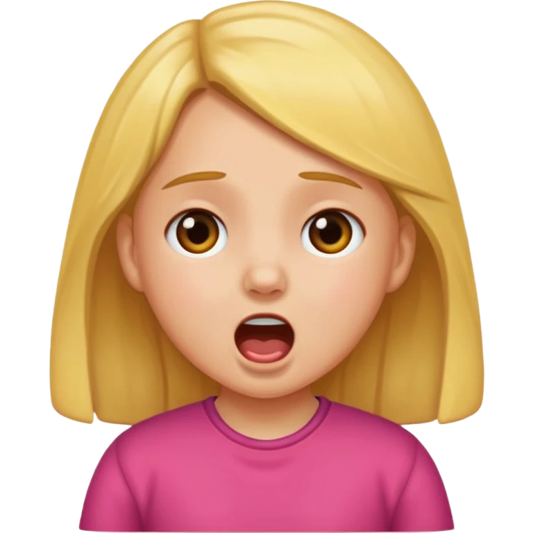 Little girl moaning emoji