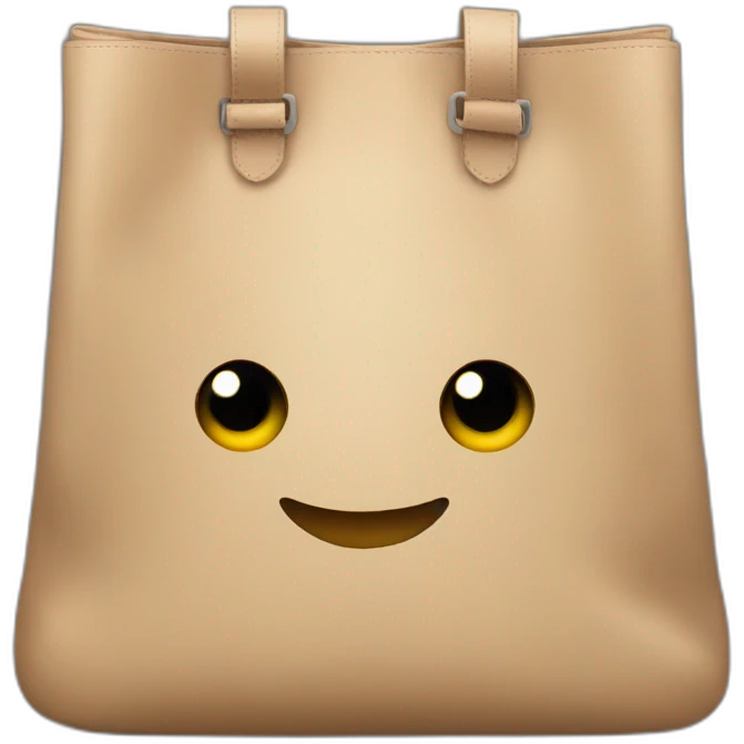 hairy skin coloured bag emoji