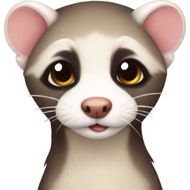 A cute ferret emoji