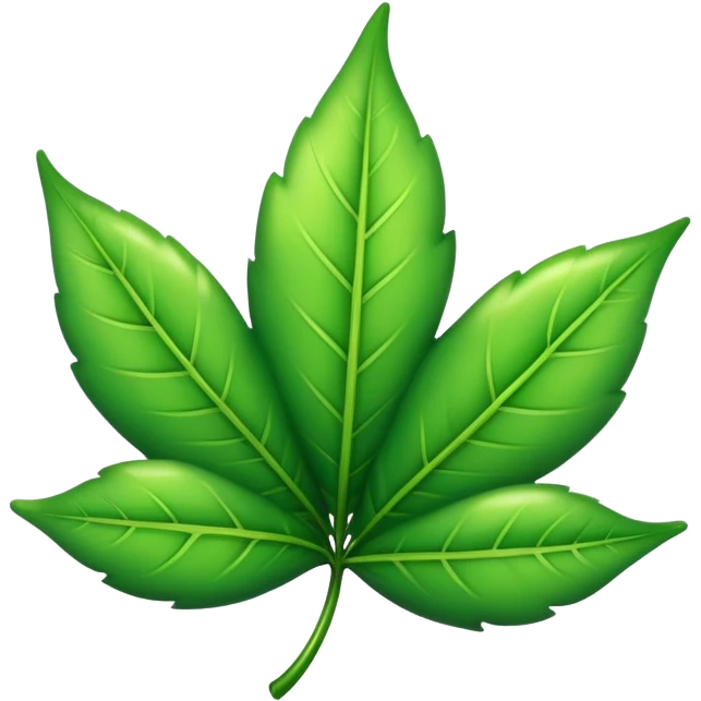 green leaf emoji
