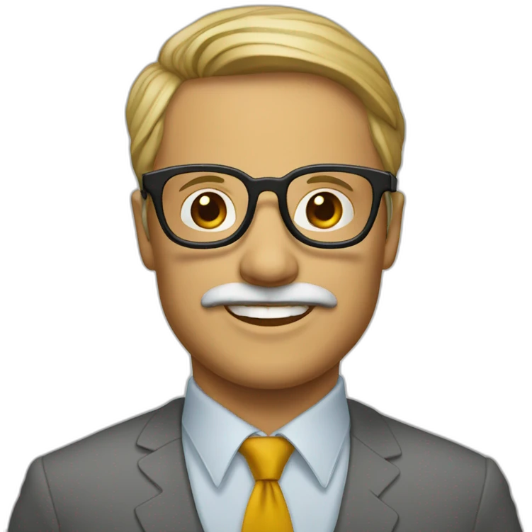 Une huître avec des lunettes emoji