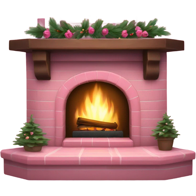 Winter Pink FirePlace emoji