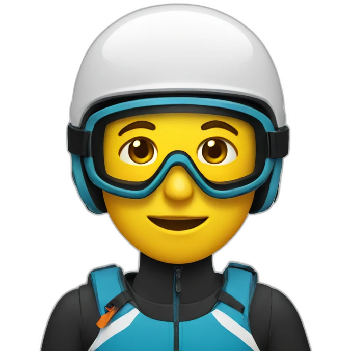 Skier emoji