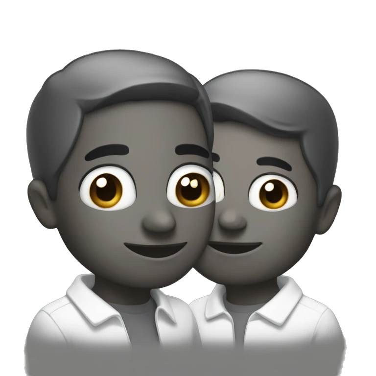 Conejito negro y blanco  emoji