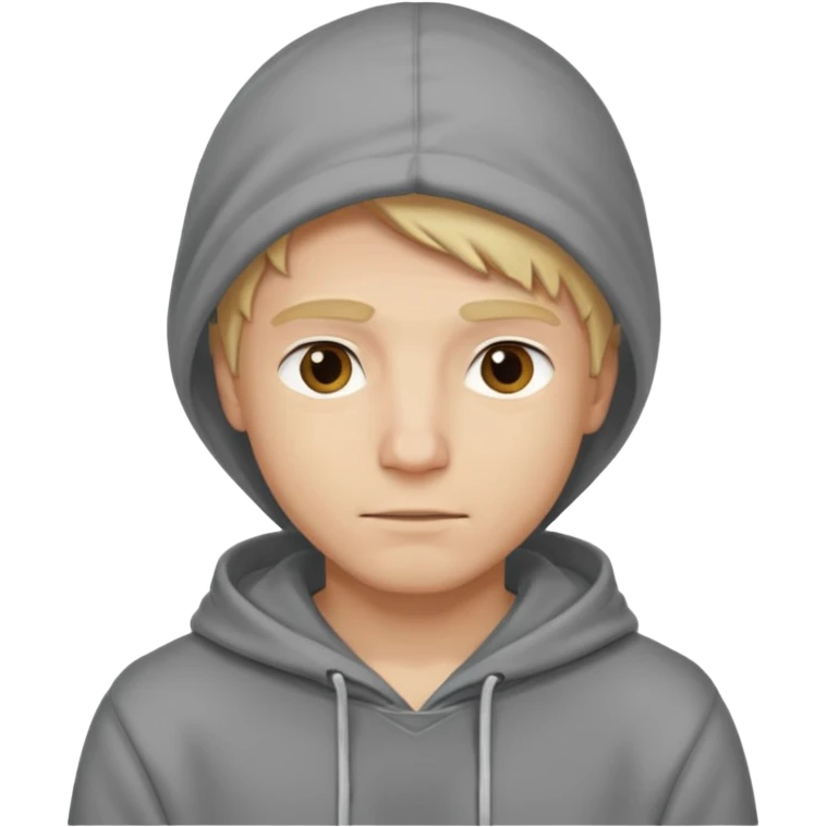 i understand, men in blond with hoodie emoji
