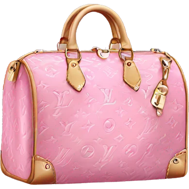Pink louis vuitton bag emoji