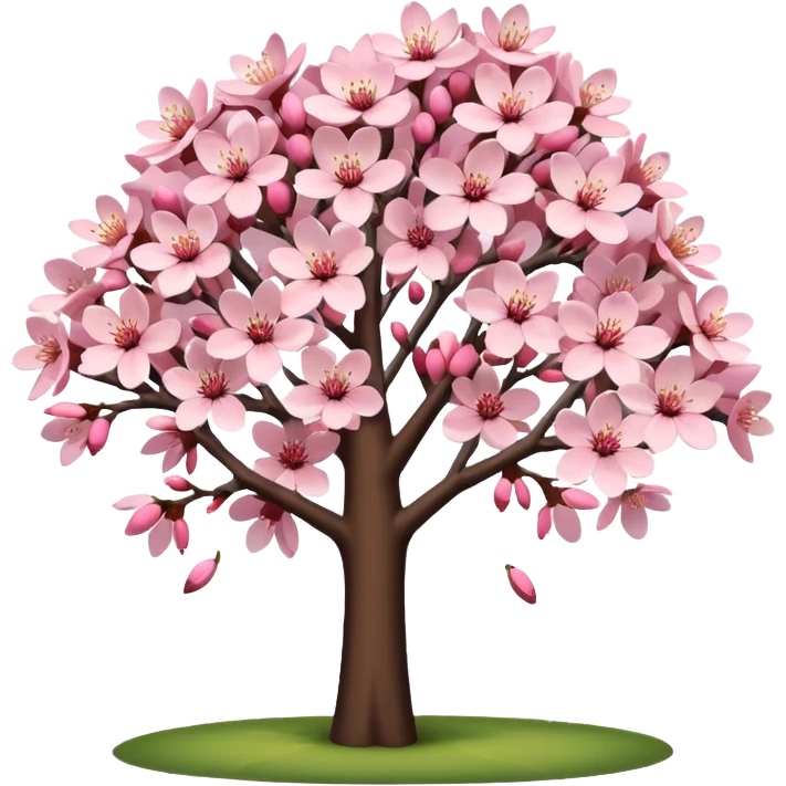 Cherry blossom tree aesthetic emoji