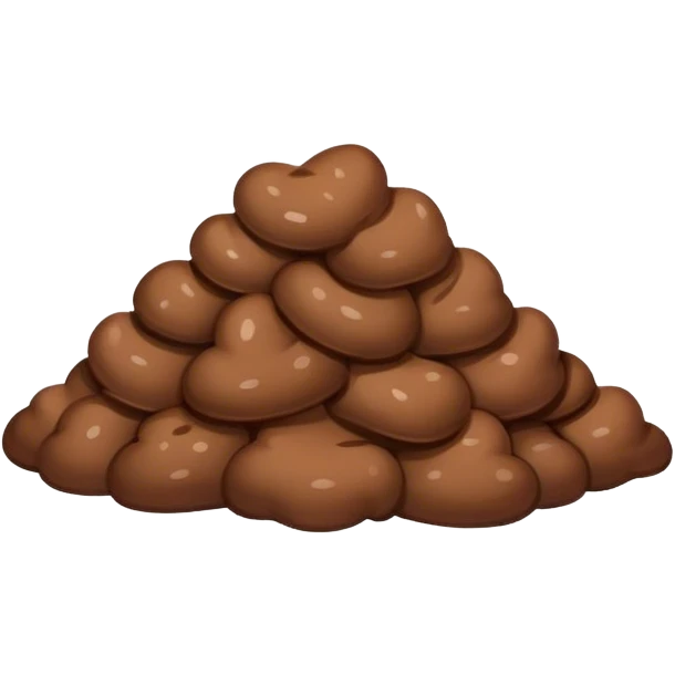 Crazy poop emoji