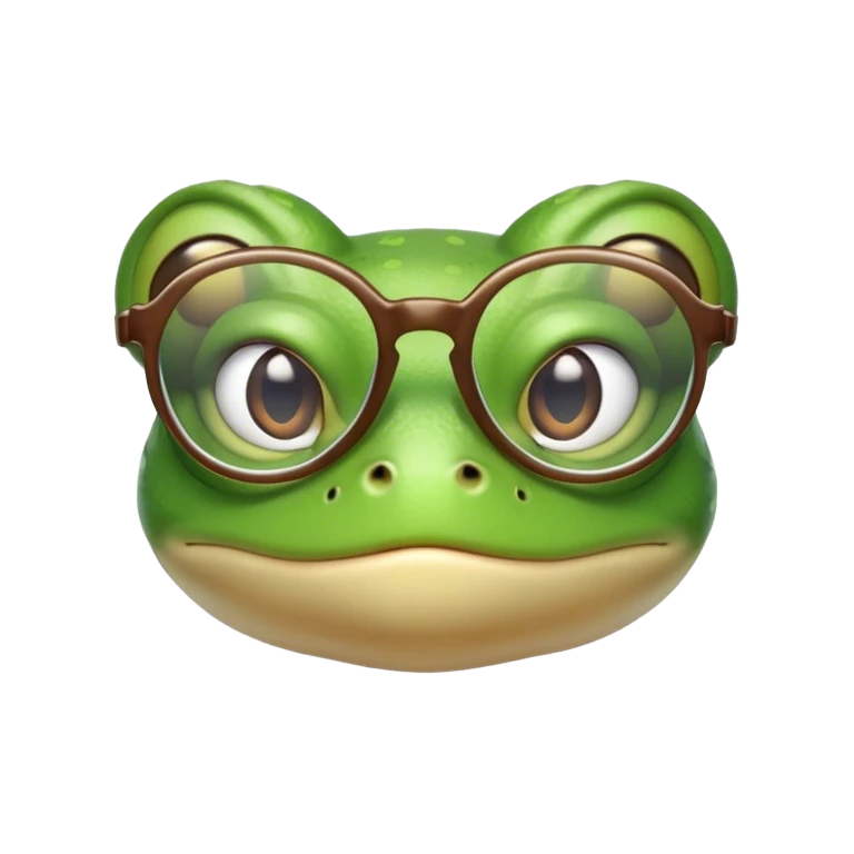 жабка в очках emoji