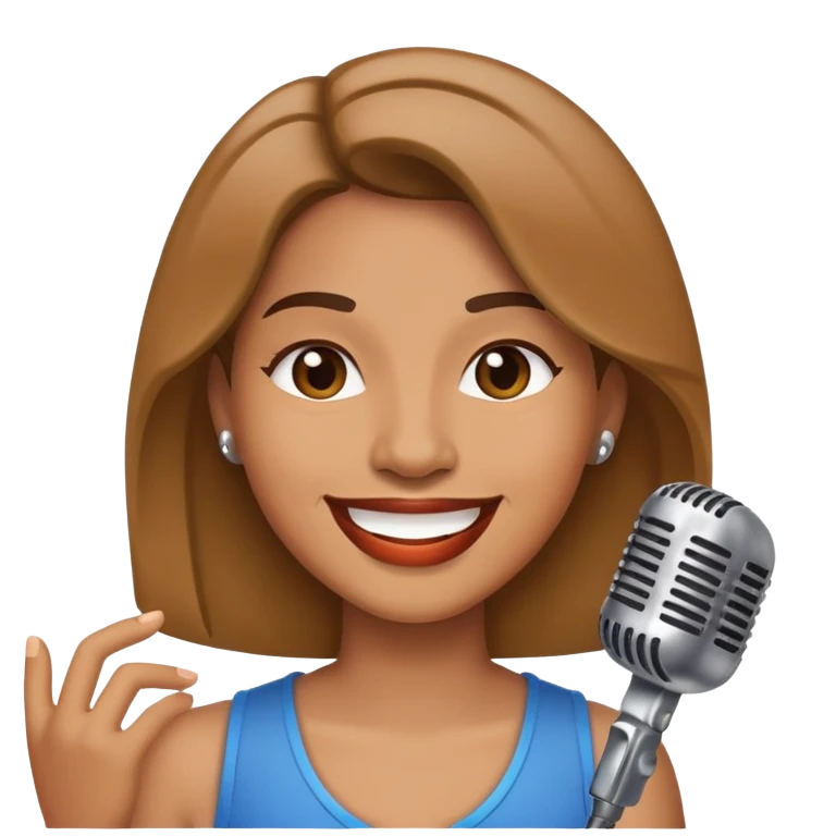 Singer emoji