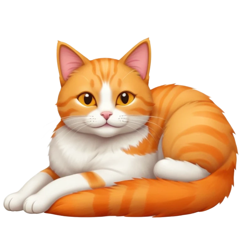 gatto che prende il sole  emoji