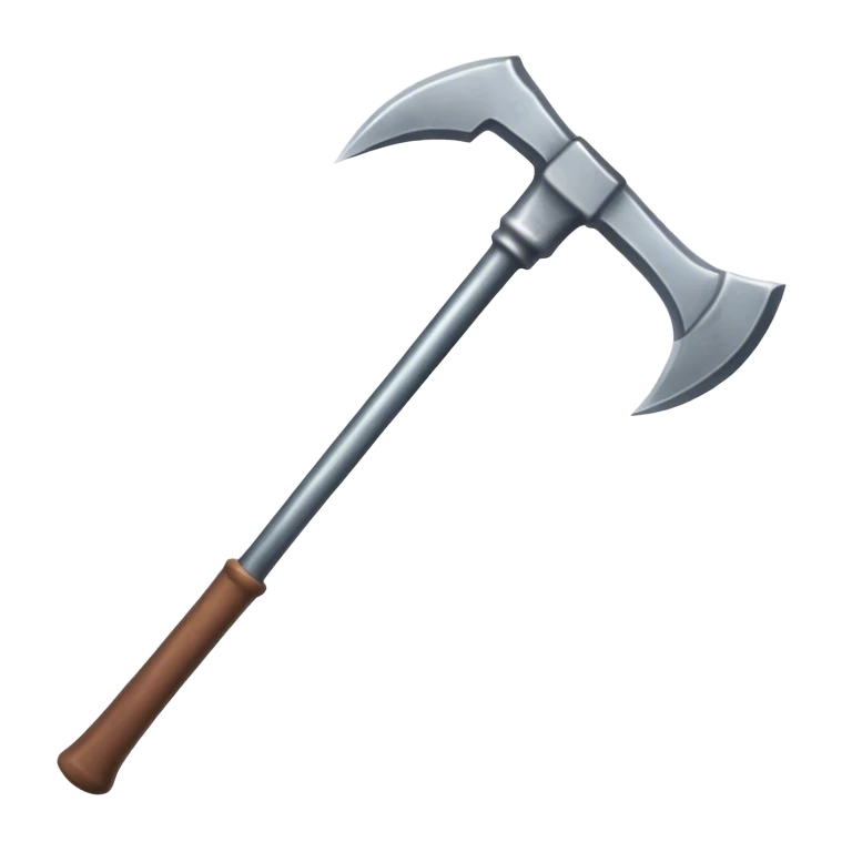 simple pickaxe  emoji