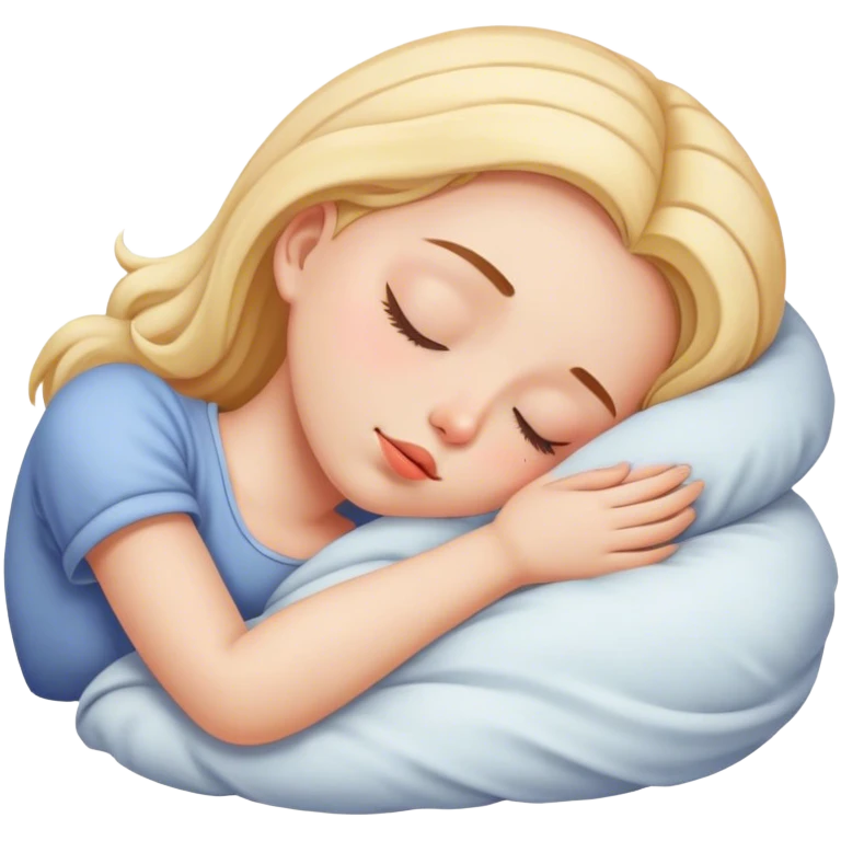 Girl sleeping emoji