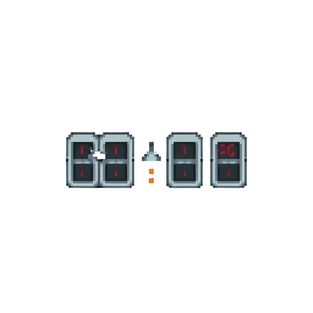 Retro digital clock emoji
