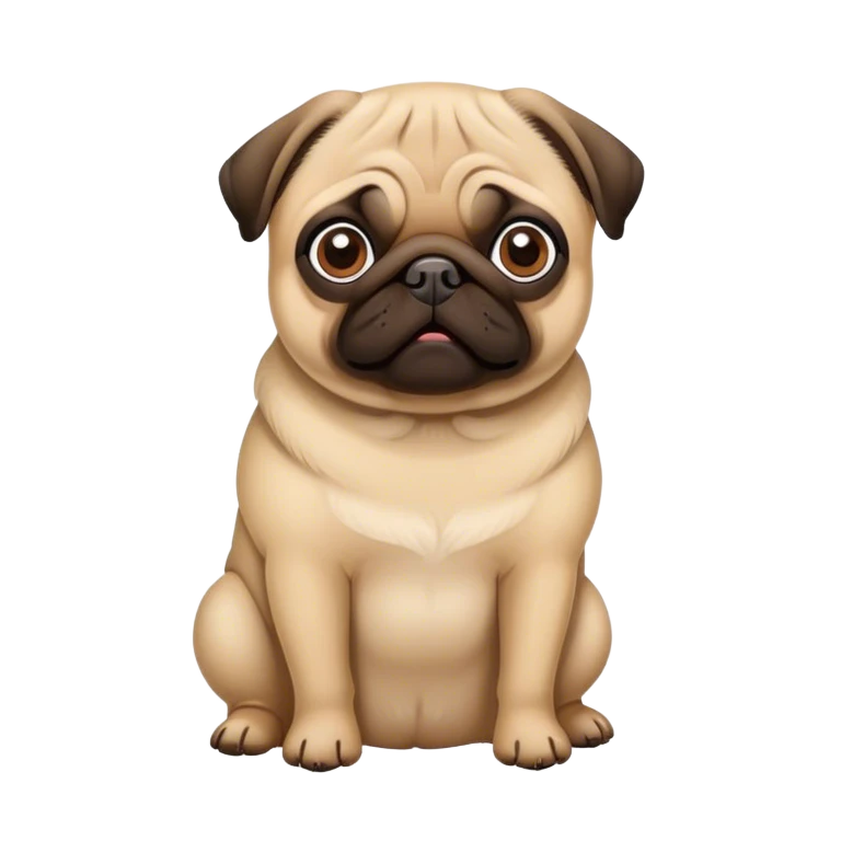 Pug emoji