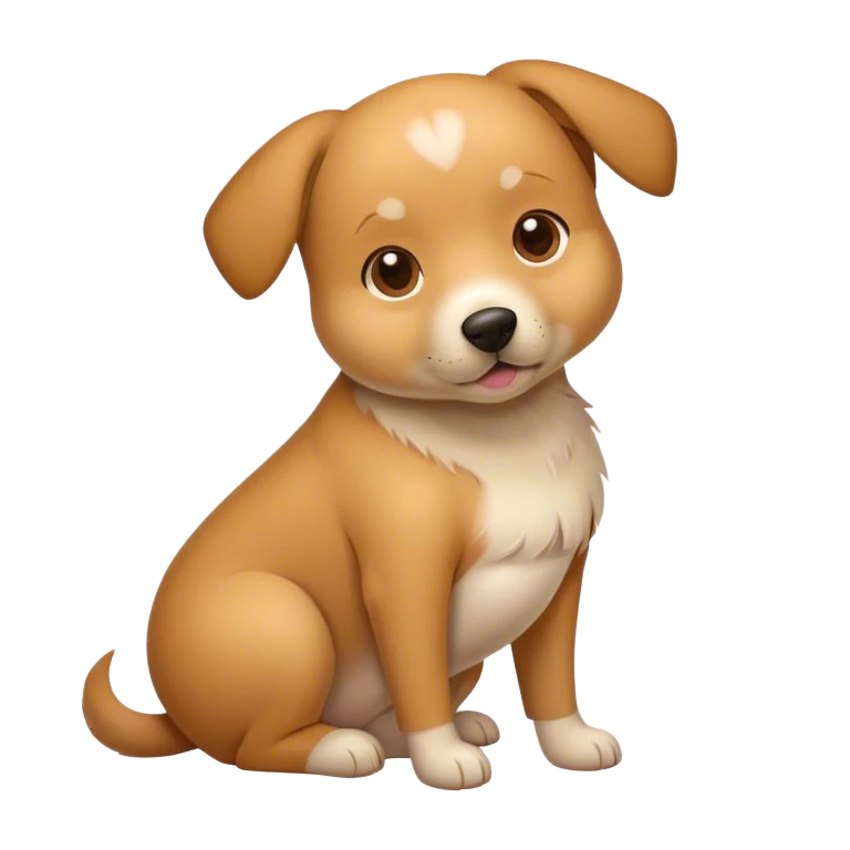 Pregnant dog emoji