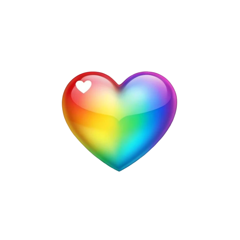 Cuore arcobaleno  emoji
