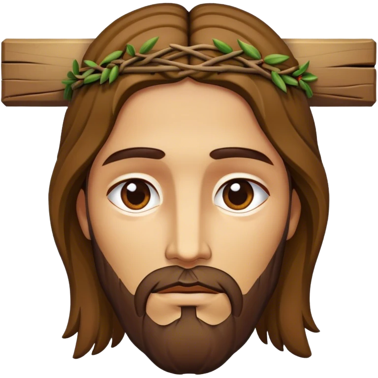 Jesus on cross emoji