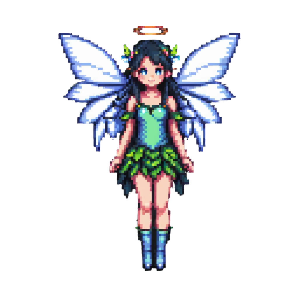 Fairy with wings emoji