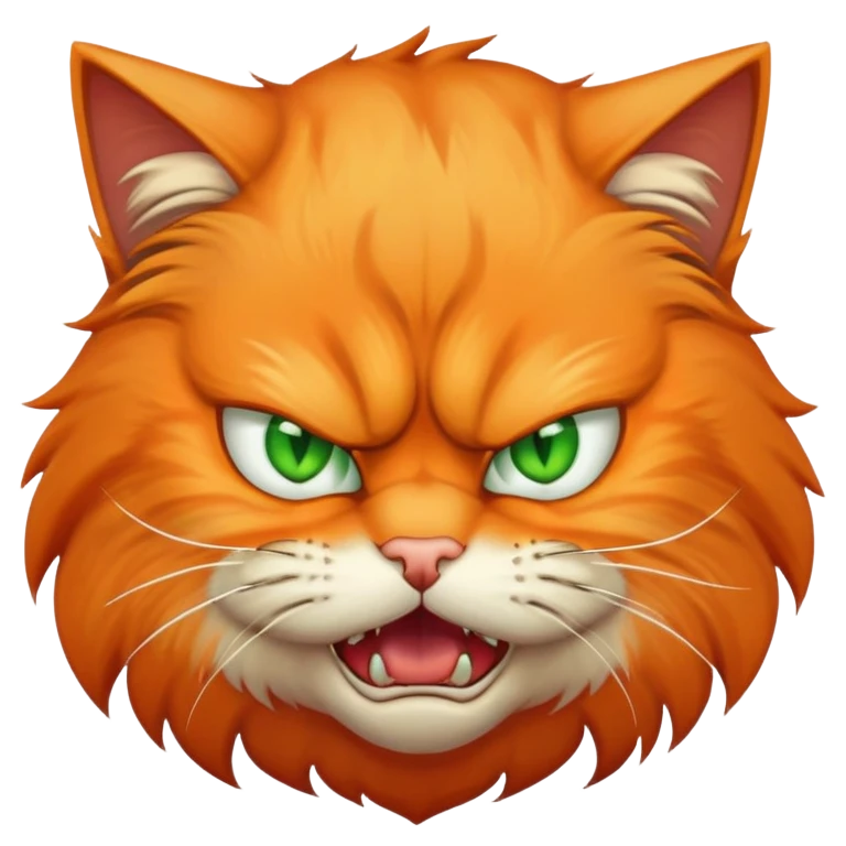 angry cat emoji