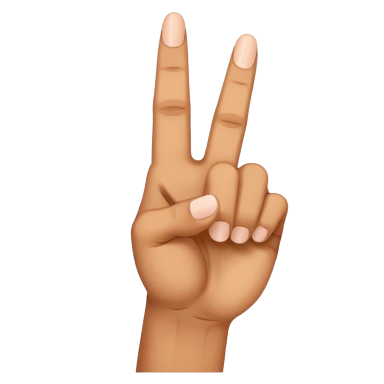 Middle finger emoji
