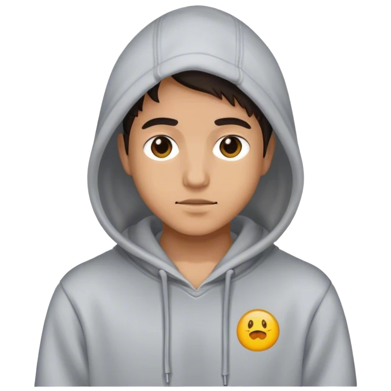 Me in a hoodie emoji