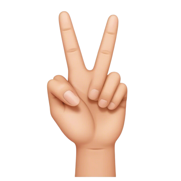 L hand sign emoji