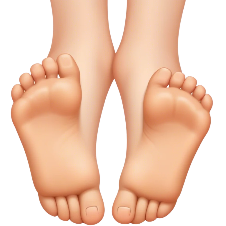 Feet holding emoji
