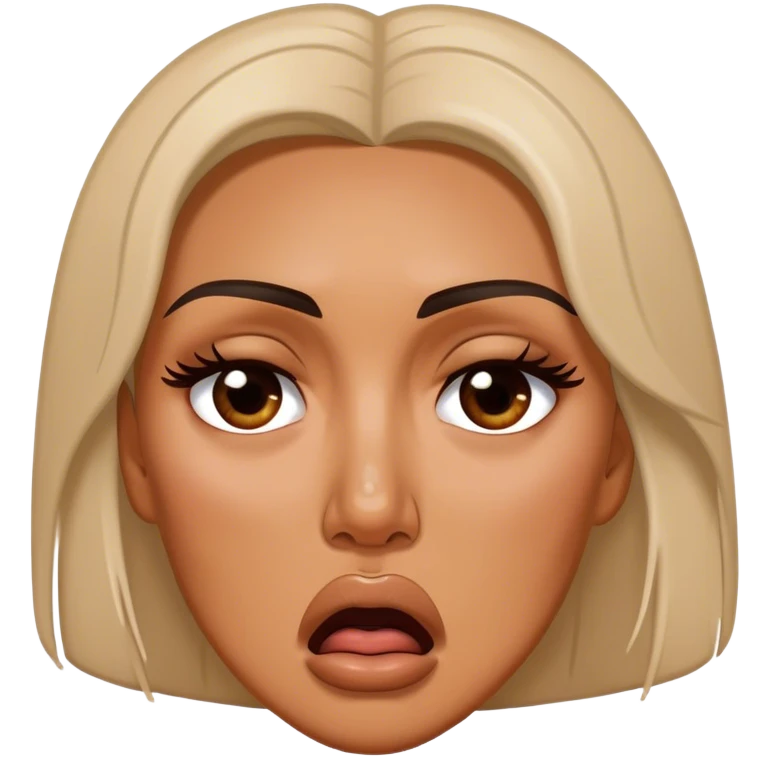 kim k ugly crying emoji