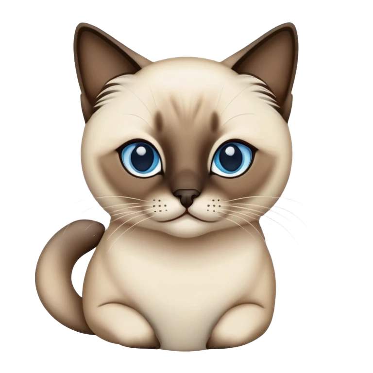 Siamese cat emoji