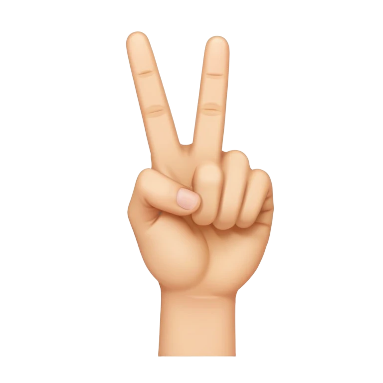 Middle finger emoji