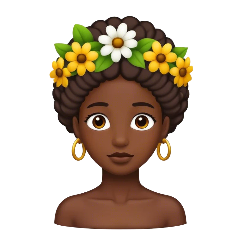 🧚🏿‍♀️🌸 emoji