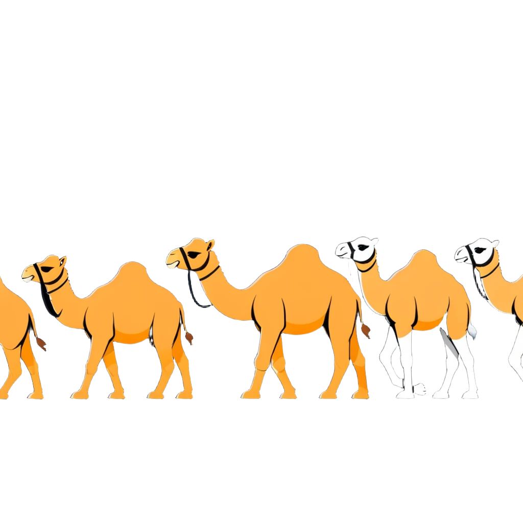 group of camels emoji