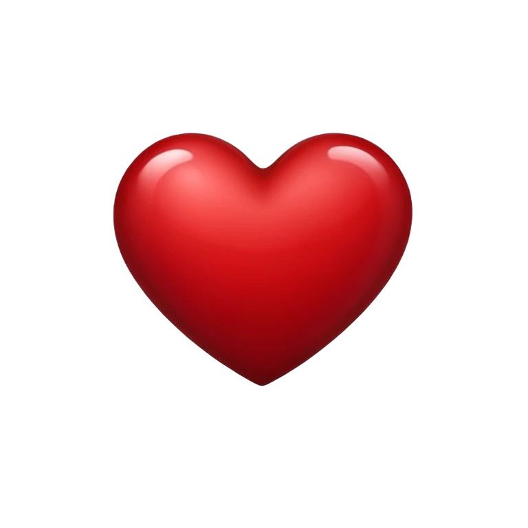 dark red heart emoji