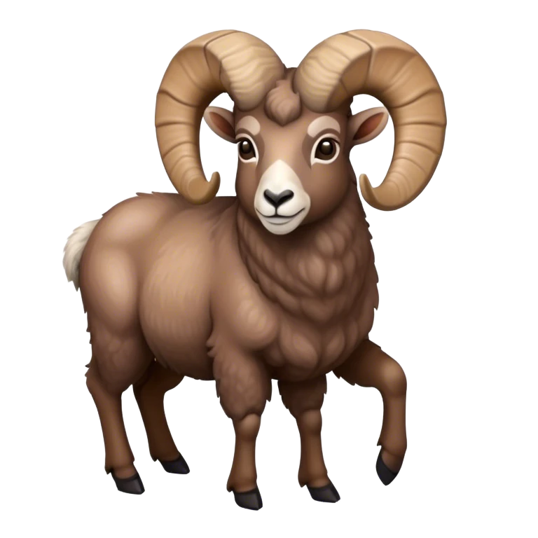 Rocky Mountain Bighorn sheep emoji