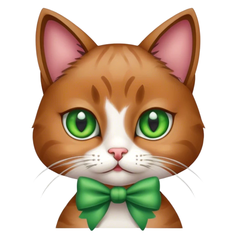 Gato con lazos  emoji