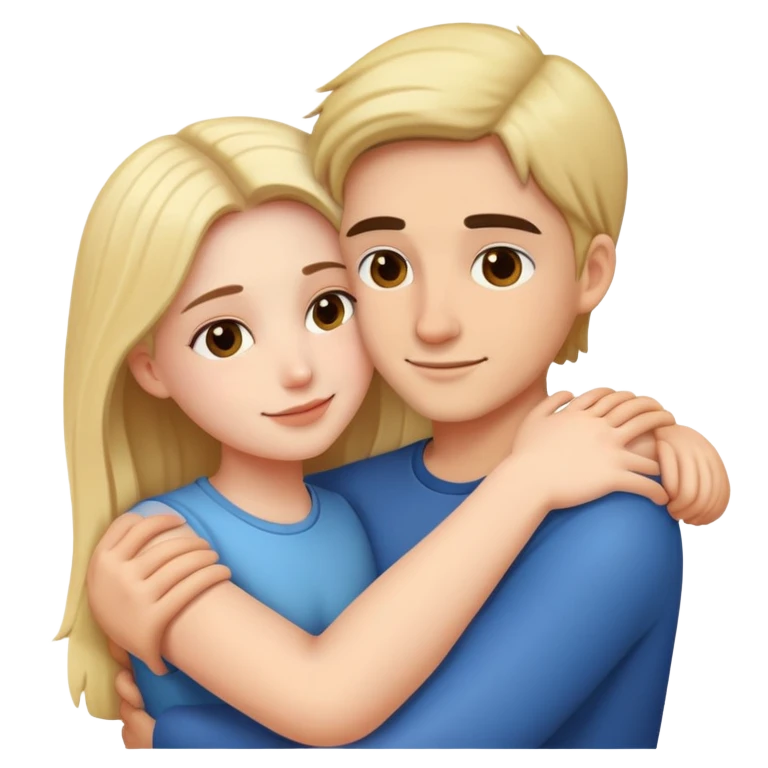 Two people hugging  emoji