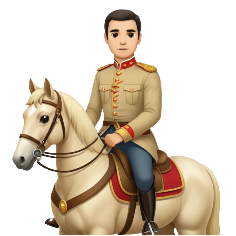 Pedro Sánchez en caballo emoji