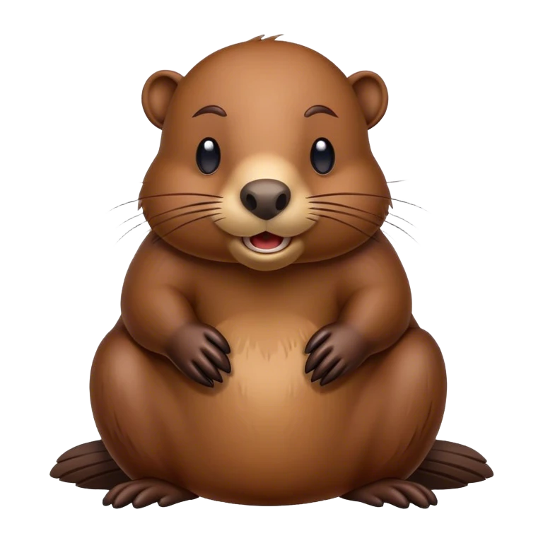 Haz un castor  emoji