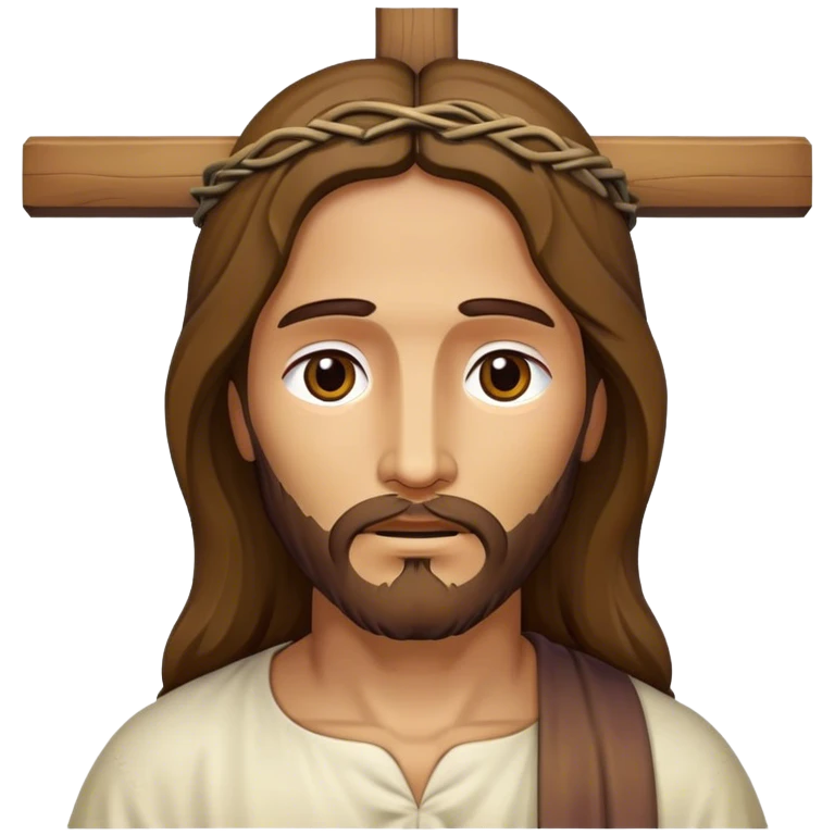 Jesus on cross emoji