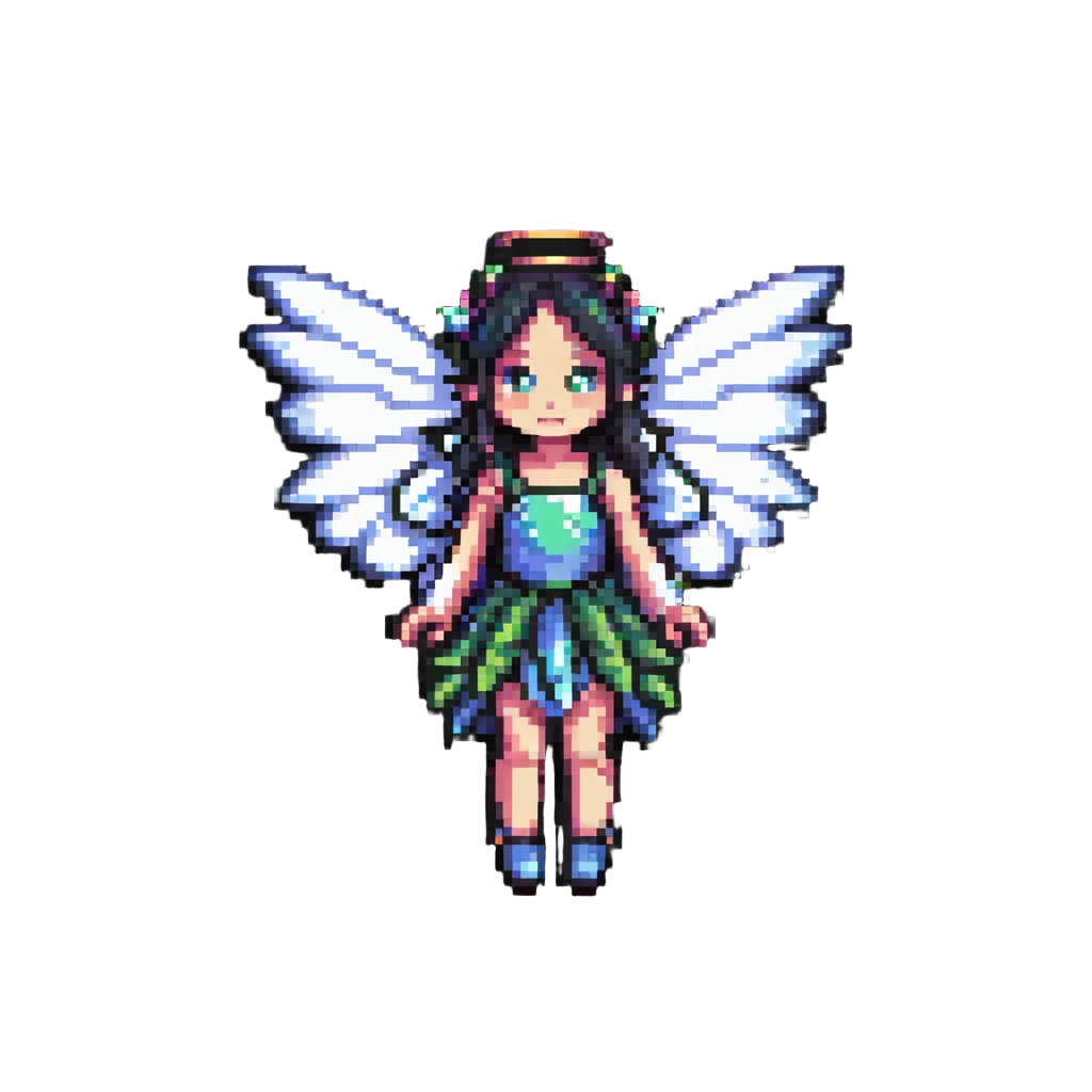 Fairy with wings emoji