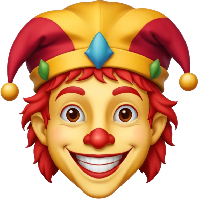 Simple jester emoji