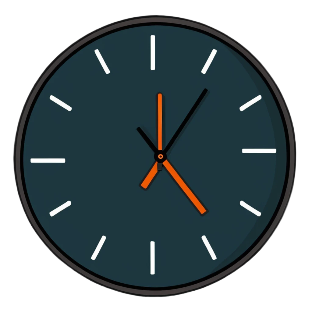 clock timepiece emoji