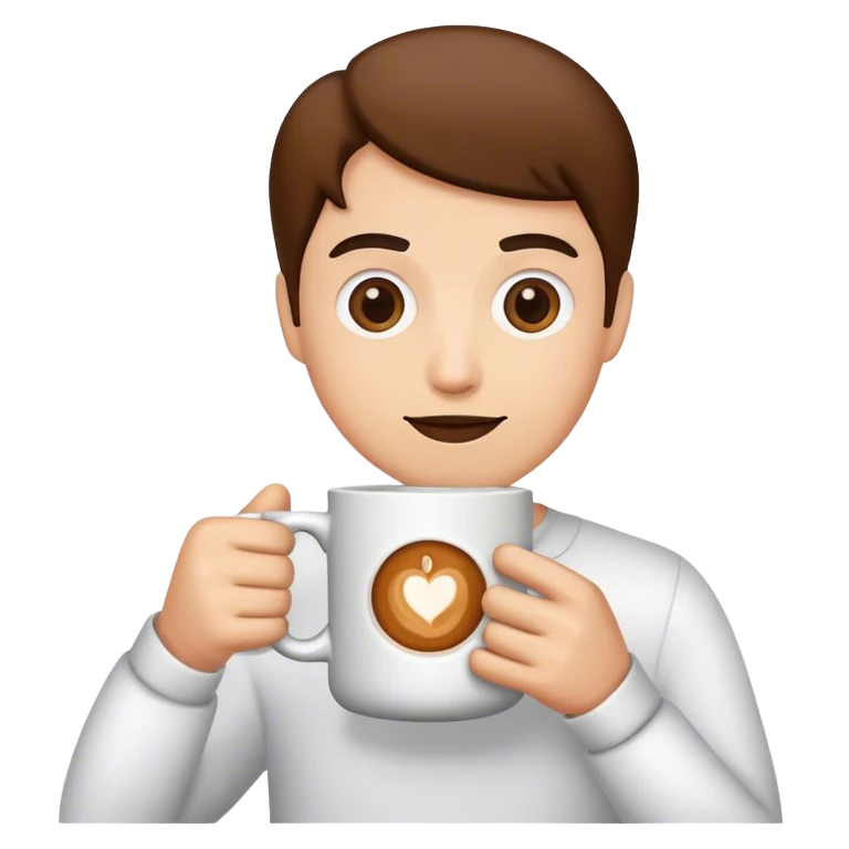 Gifting a coffee mug emoji