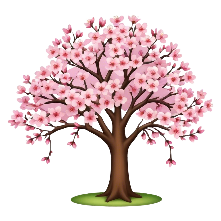 Cherry blossom tree emoji